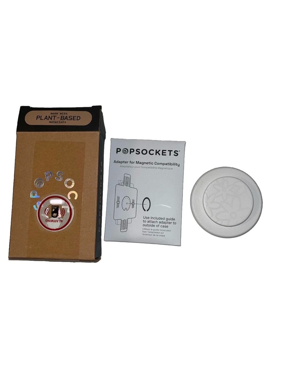 PopSockets Magnetic Phone Grip & Stand - Plant Based Horchata MagSafe NEW NIB